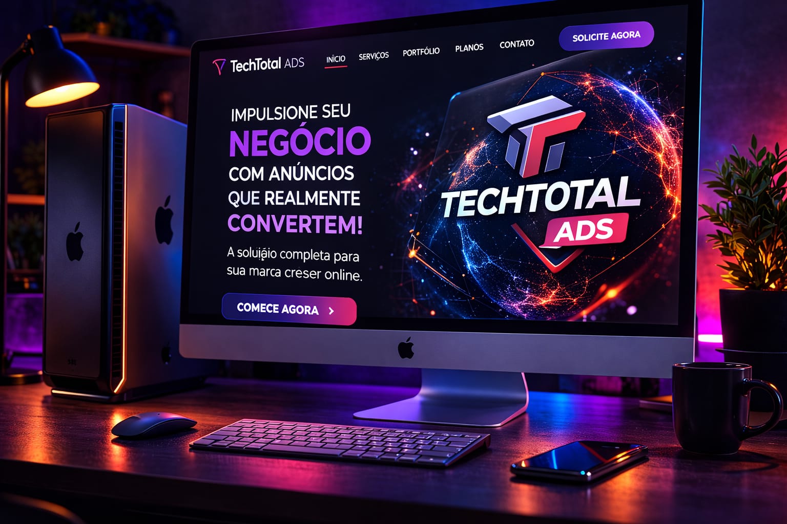 Criação de anúncios