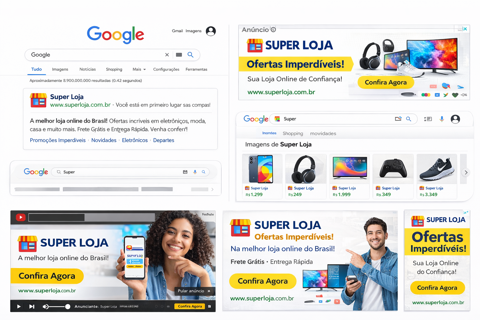 Exemplo adicional de an&uacute;ncio